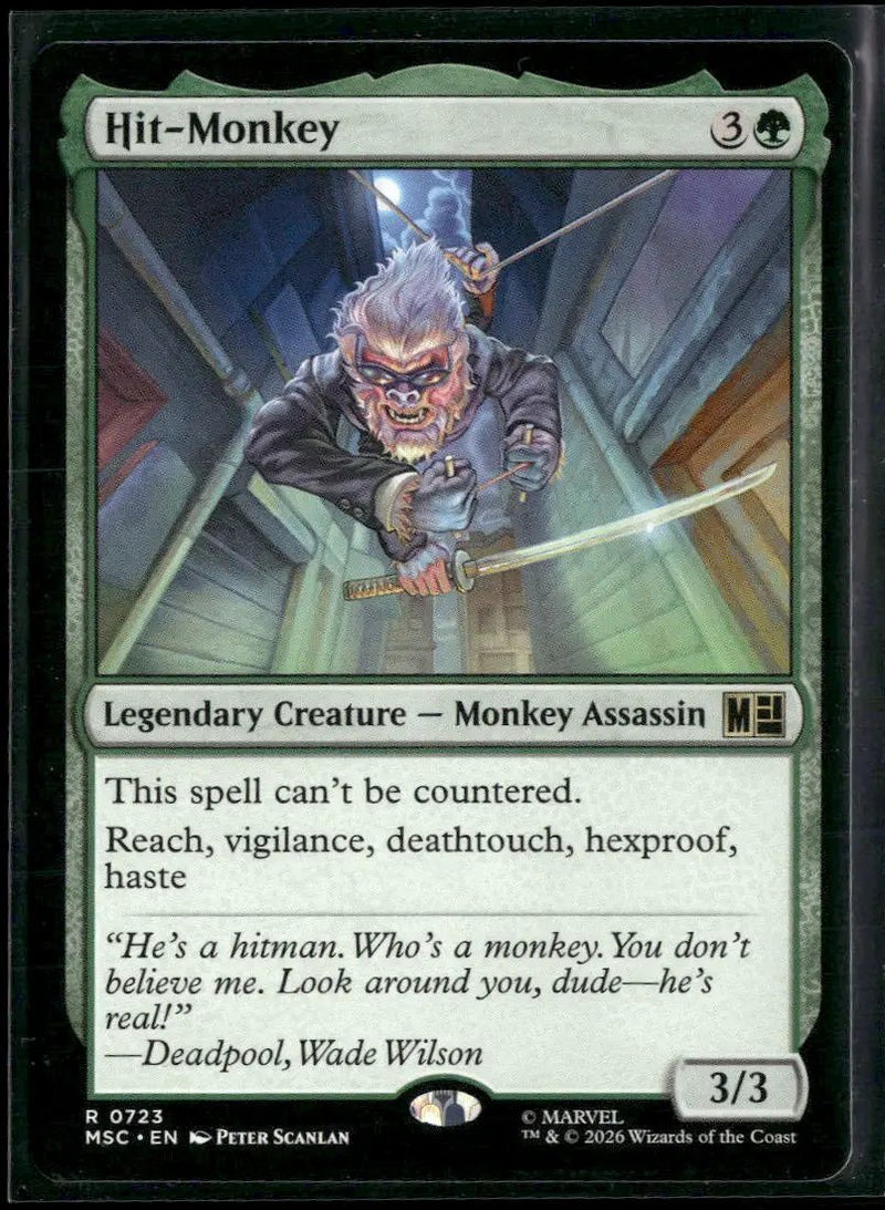 Commander: Marvel Super Heroes Hit-Monkey #723