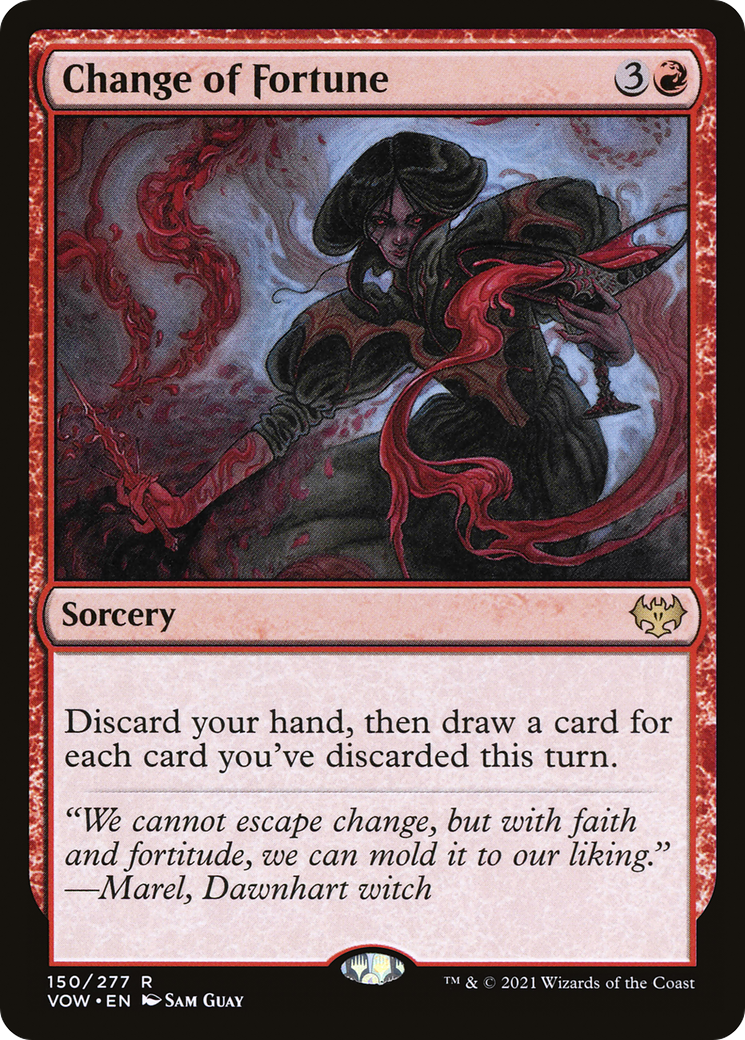 Change of Fortune (VOW-150) - Innistrad: Crimson Vow Foil