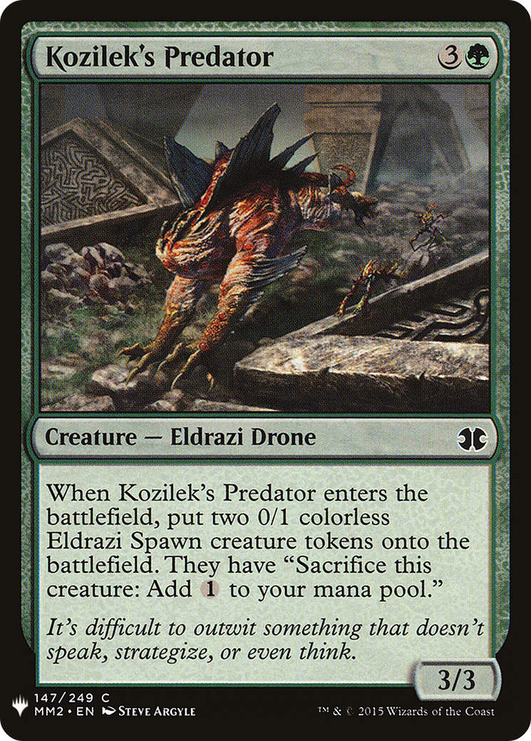 Kozilek's Predator (LIST-MM2-147) - The List