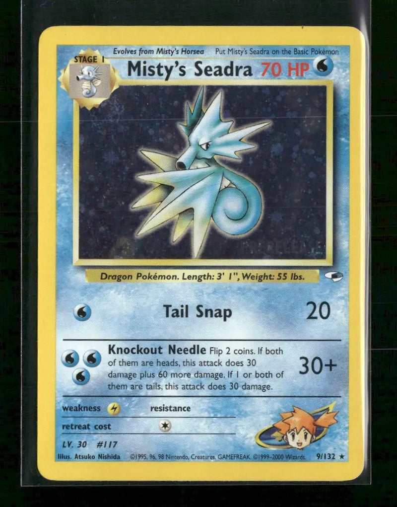 WoTC Promo Misty's Seadra (Prerelease) #009/132
