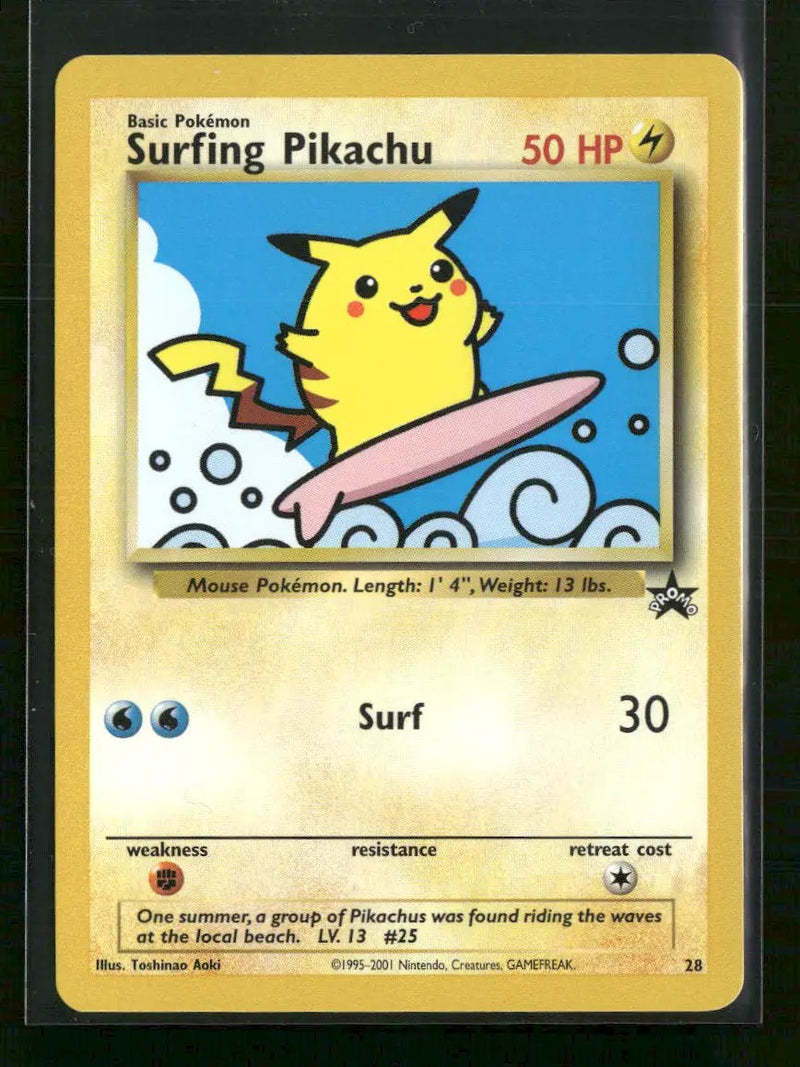 WoTC Promo Surfing Pikachu #28/53