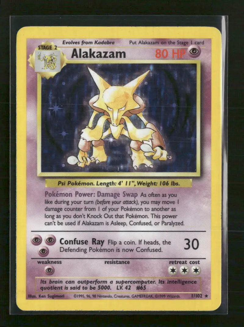 Base Set Alakazam #001/102