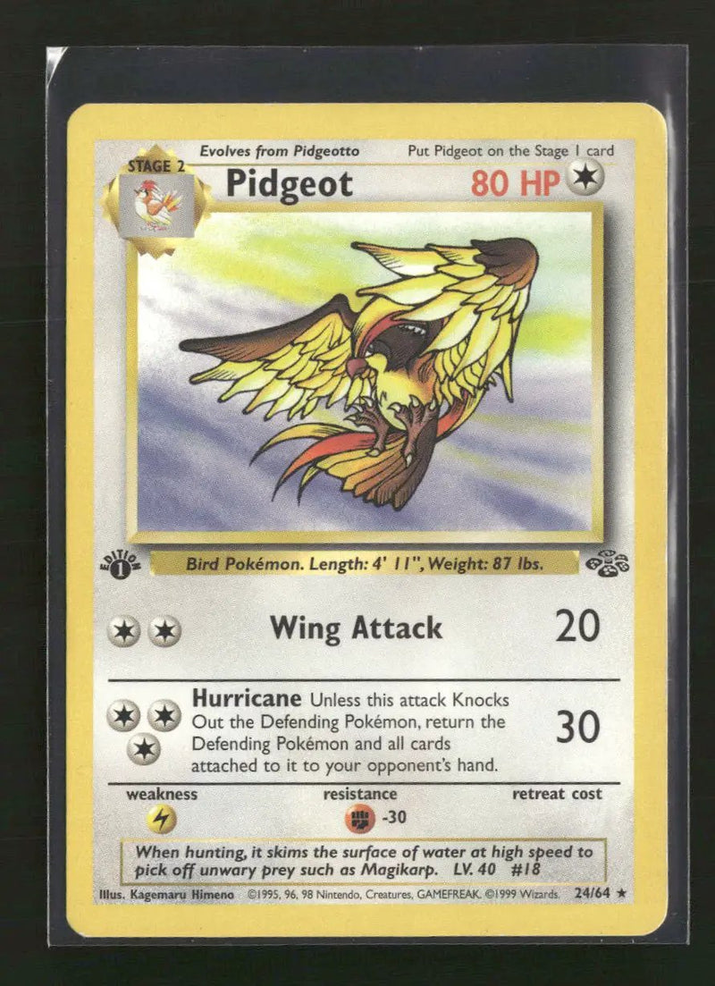 Jungle Pidgeot (24) 1st Edition #24/64