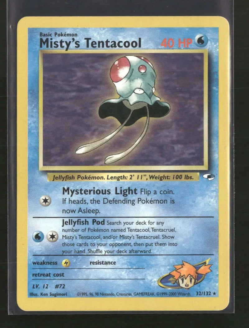 Gym Heroes Misty's Tentacool (32) #032/132