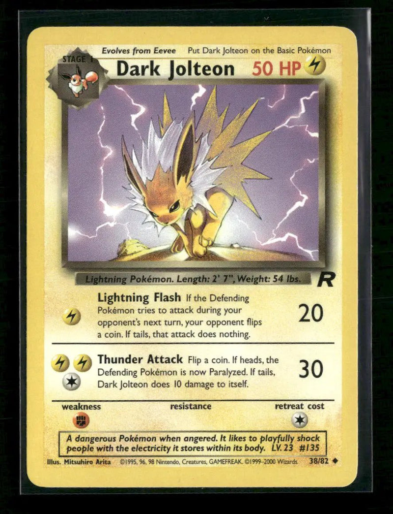Team Rocket Dark Jolteon #38/82