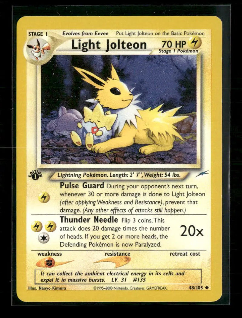 Neo Destiny Light Jolteon 1st Edition #048/105