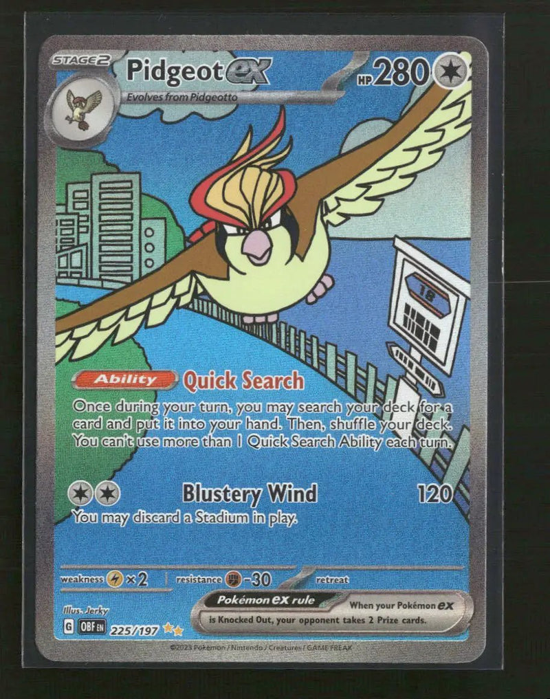 SV03: Obsidian Flames Pidgeot ex #225/197