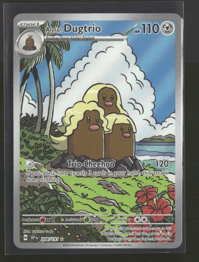 SV08: Surging Sparks Alolan Dugtrio #208/191