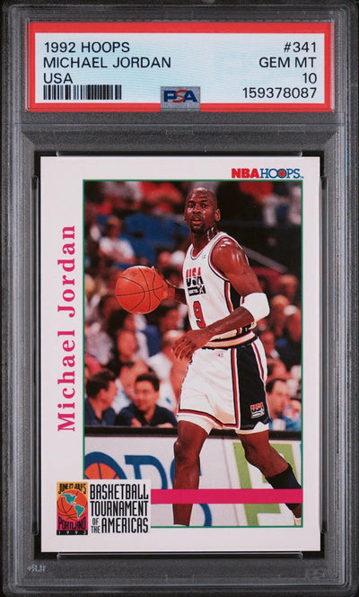 1992 Hoops Usa Michael Jordan 10 PSA #341