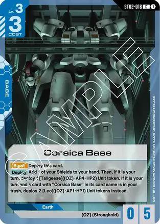Corsica Base (ST02-016) - Starter Deck 02 Wings of Advance