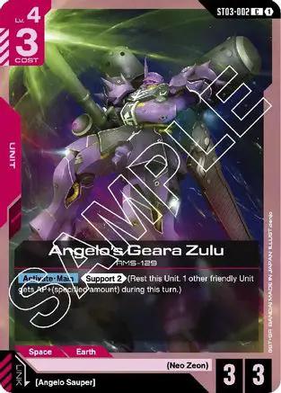 Angelo's Geara Zulu (ST03-002) - Starter Deck 03 Zeons Rush