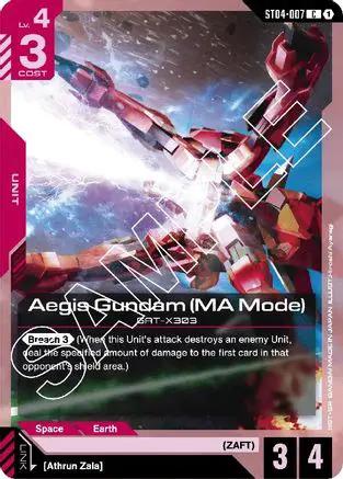 Aegis Gundam (MA Mode) (ST04-007) - Starter Deck 04 SEED Strike