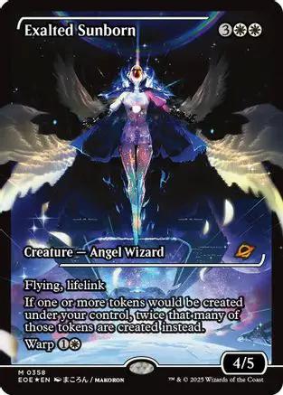 Exalted Sunborn (Showcase) (EOE-358) - Edge of Eternities Foil