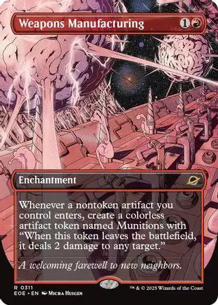 Weapons Manufacturing (Borderless) (EOE-311) - Edge of Eternities Foil