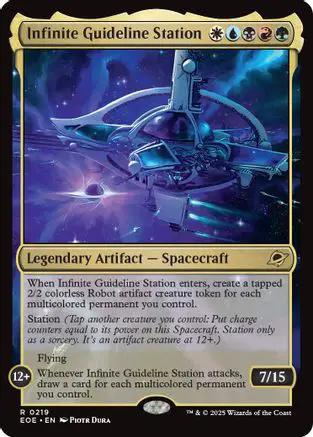 Infinite Guideline Station (EOE-219) - Edge of Eternities Foil