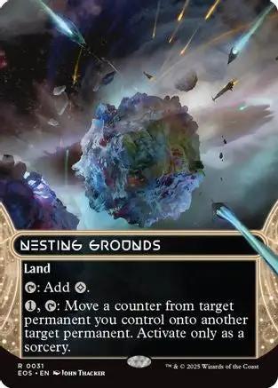 Nesting Grounds (0031) (Borderless) (EOS-031) - Edge of Eternities: Stellar Sights Foil