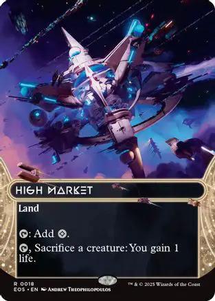 High Market (0018) (Borderless) (EOS-018) - Edge of Eternities: Stellar Sights