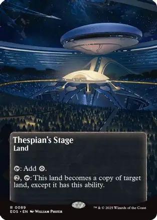 Thespian's Stage (0089) (Borderless) (EOS-089) - Edge of Eternities: Stellar Sights Foil