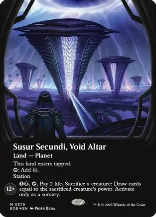 Susur Secundi, Void Altar (Borderless) (Galaxy Foil) (EOE-379) - Edge of Eternities Foil