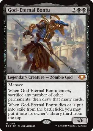 God-Eternal Bontu (EOC-083) - Commander: Edge of Eternities