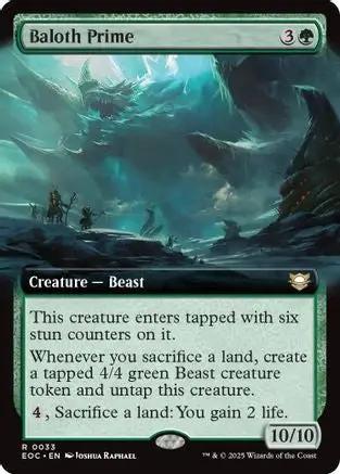 Baloth Prime (Extended Art) (EOC-033) - Commander: Edge of Eternities