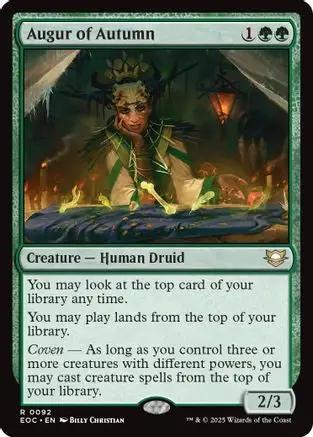 Augur of Autumn (EOC-092) - Commander: Edge of Eternities