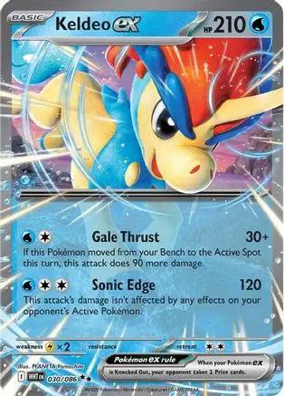 Keldeo ex 030/086 - SV White Flare Holofoil