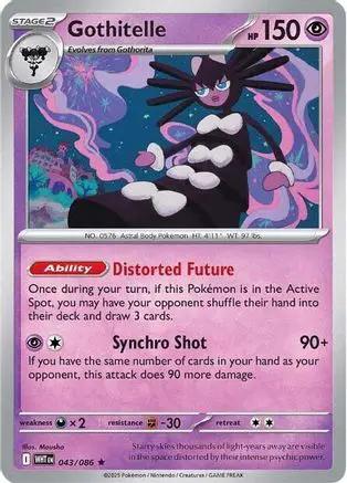 Gothitelle 043/086 - SV White Flare Holofoil