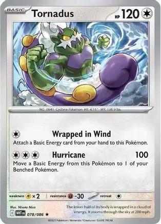 Tornadus 078/086 - SV White Flare Holofoil
