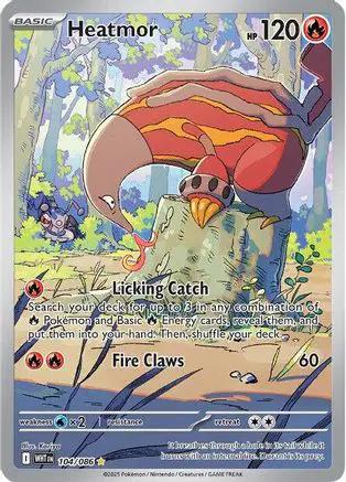 Heatmor 104/086 - SV White Flare Holofoil