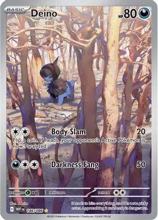 Deino 146/086 - SV White Flare Holofoil