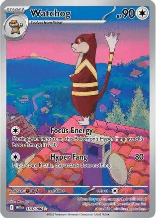 Watchog 153/086 - SV White Flare Holofoil