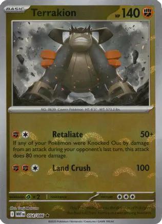 Terrakion (Poke Ball Pattern) 054/086 - SV White Flare - Holofoil