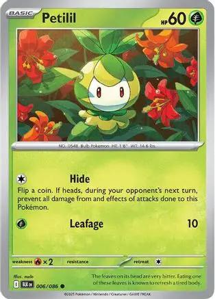 Petilil 006/086 - SV Black Bolt Reverse Holofoil