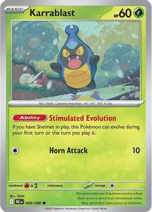 Karrablast 009/086 - SV Black Bolt Reverse Holofoil