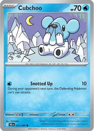 Cubchoo 025/086 - SV Black Bolt Reverse Holofoil