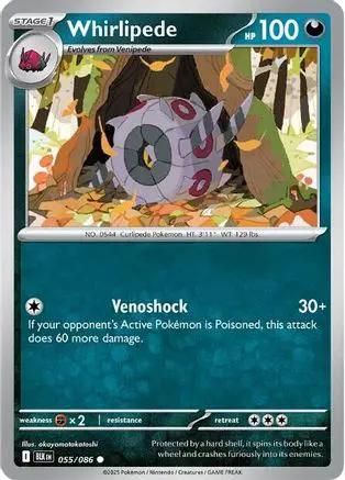 Whirlipede 055/086 - SV Black Bolt