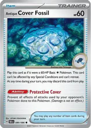 Antique Cover Fossil 080 - SV Black Bolt
