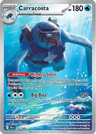 Carracosta 107/086 - SV Black Bolt Holofoil