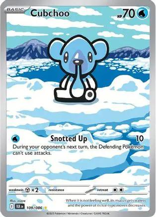 Cubchoo 109/086 - SV Black Bolt Holofoil