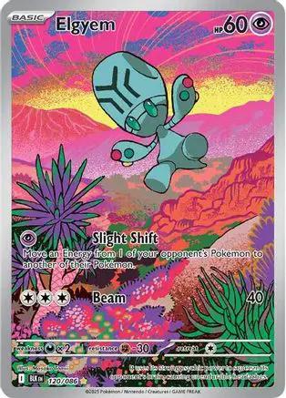 Elgyem 120/086 - SV Black Bolt Holofoil