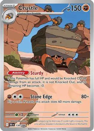 Crustle 130/086 - SV Black Bolt Holofoil