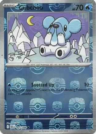 Cubchoo (Master Ball Pattern) 025/086 - SV Black Bolt - Holofoil