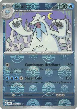 Beartic (Poke Ball Pattern) 026/086 - SV Black Bolt - Holofoil