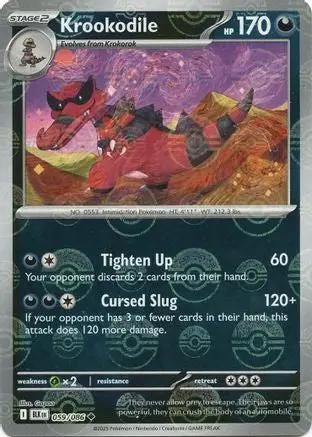 Krookodile (Poke Ball Pattern) 059/086 - SV Black Bolt - Holofoil