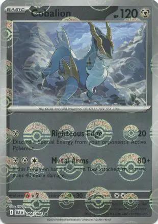 Cobalion (Poke Ball Pattern) 066/086 - SV Black Bolt - Holofoil