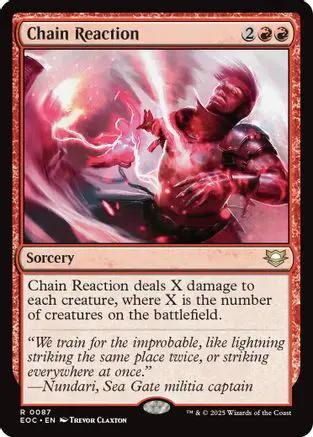 Chain Reaction (EOC-087) - Commander: Edge of Eternities