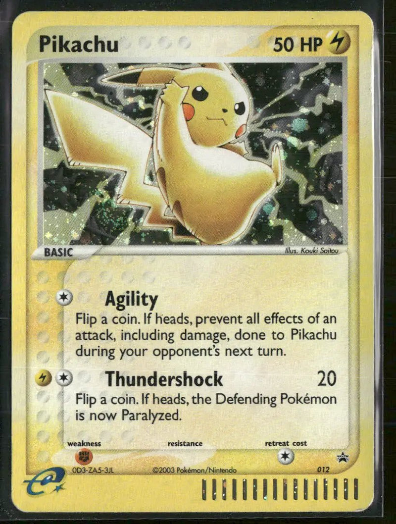 Nintendo Promos Pikachu #012