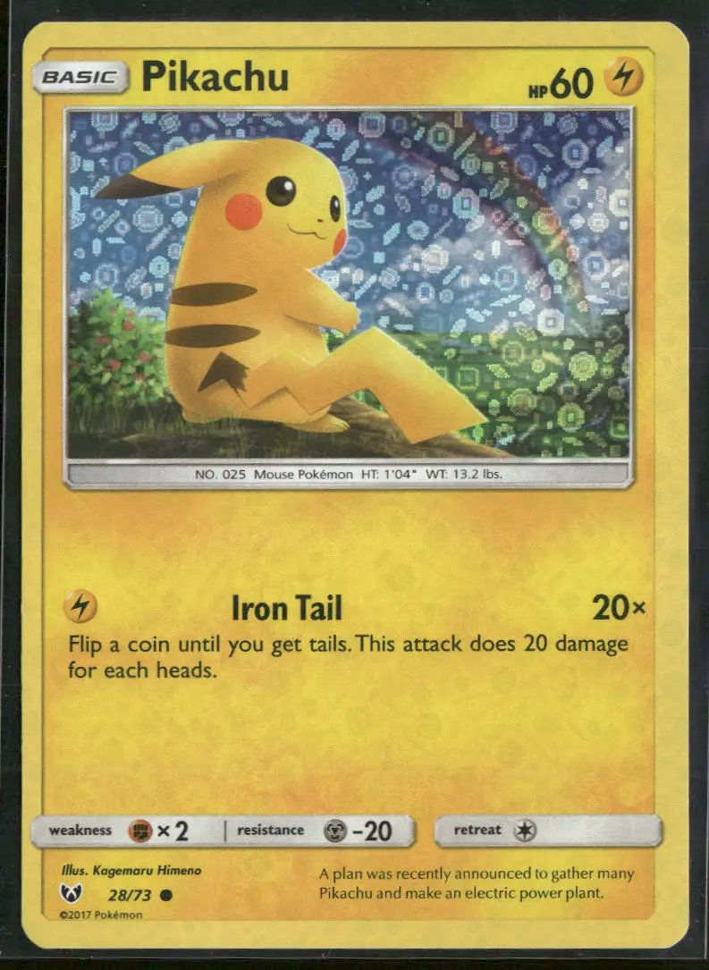 Miscellaneous Cards & Products Pikachu #028/073