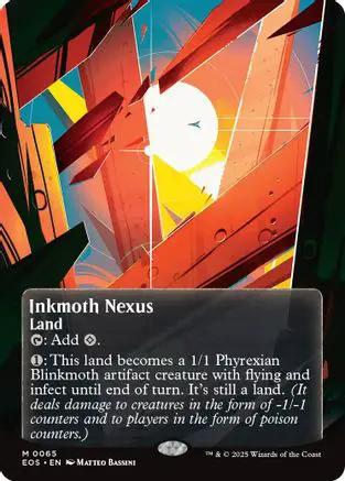 Inkmoth Nexus (0065) (Borderless) (EOS-065) - Edge of Eternities: Stellar Sights Foil